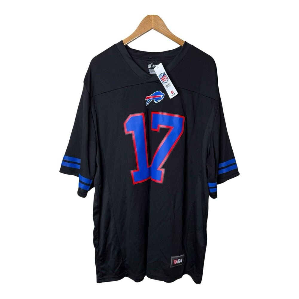 Josh Allen Buffalo Bills Jersey Mens 2XL Black Alternate Football NFL NWT